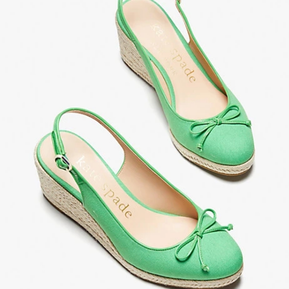 Kate Spade  NWT panama nights espadrille wedge